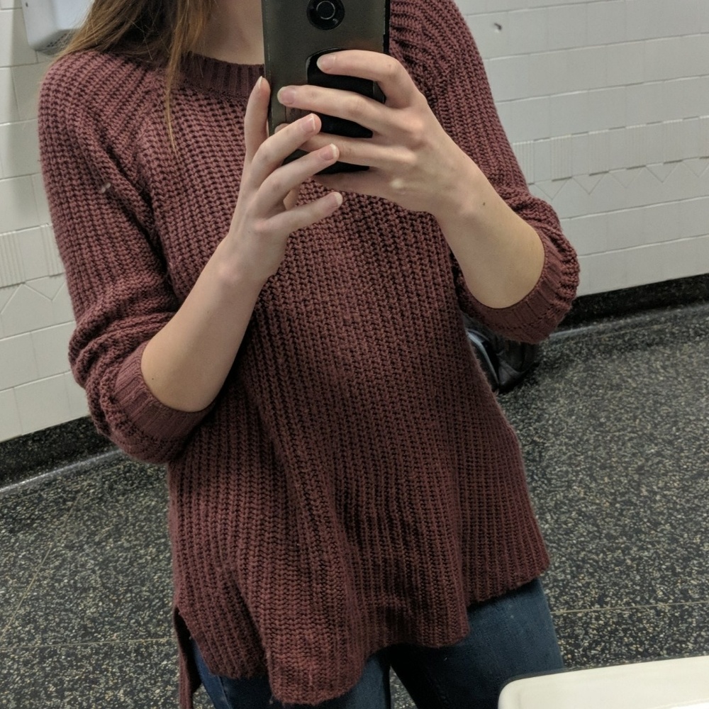 Mauve sweater